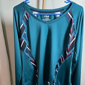 Fila Sport Teal Workout Top